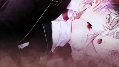 Обои Diabolik lovers, Аято, Юи, кровь, дьявольские возлюбленные на рабочий  стол картинки