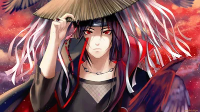 Скачать обои аниме, naruto, парень, uchiha, itachi, наруто, yoneyu, арт из  раздела Аниме, в разрешении 1920x1080 картинки