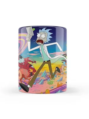 Кружка с принтом Рик и Морти Rick and Morty Ru-print 17881094 купить за 360  ₽ в интернет-магазине Wildberries картинки