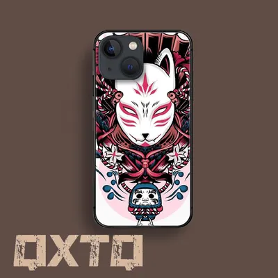 Fox Маска Аниме Арт Чехол для телефона Чехол Для Iphone Samsung Galaxy  Xiaomi Mi Redmi Note 6 9 10 11 12 13 Iphone13 Max Pro Plus Cover Роскошная  мода купить недорого — картинки