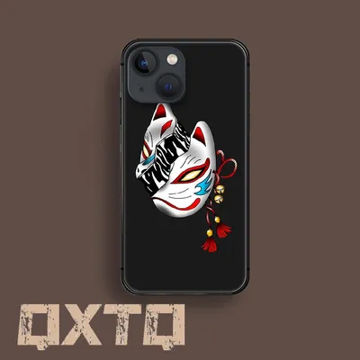 Fox Маска Аниме Арт Чехол для телефона Чехол Для Iphone Samsung Galaxy  Xiaomi Mi Redmi Note 6 9 10 11 12 13 Iphone13 Max Pro Plus Cover Роскошная  мода купить недорого — картинки