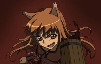 Обои арт, Аниме, Волчица и пряности, Холо, Spice and Wolf, кухоль. картинки  на рабочий стол, раздел прочее - скачать картинки