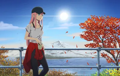 Обои девушка, аниме, арт, Darling In The Frankxx, Милый во Франксе картинки  на рабочий стол, раздел сёнэн - скачать картинки