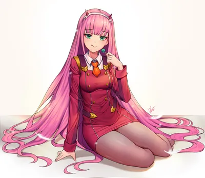 Обои на рабочий стол: Аниме, Милый Во Франксе, Zero Two (Дорогая В Franxx)  - скачать картинку на ПК бесплатно № 881519 картинки