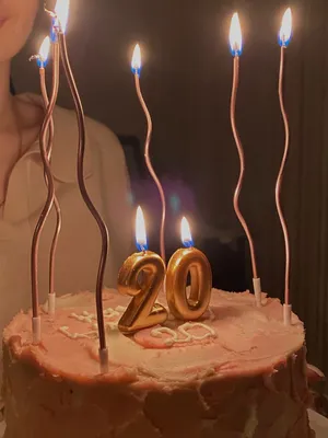 20 лет, торт, день рождения | Happy 20th birthday, Cute birthday cakes,  Pretty birthday cakes картинки