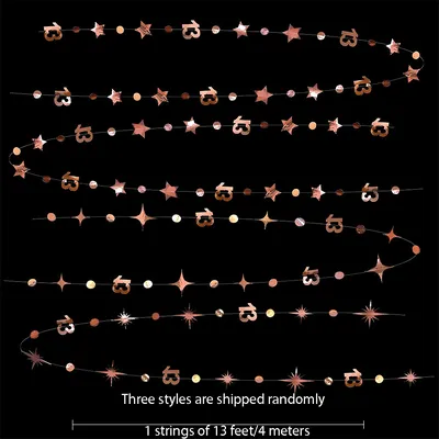 Украшения для дня рождения девочек 13 футов, из розового золота, в горошек,  с цифрами 13, мерцающими звездами, фон из гирлянд, для праздвечерние декора  13 лет - купить по выгодной цене | AliExpress картинки