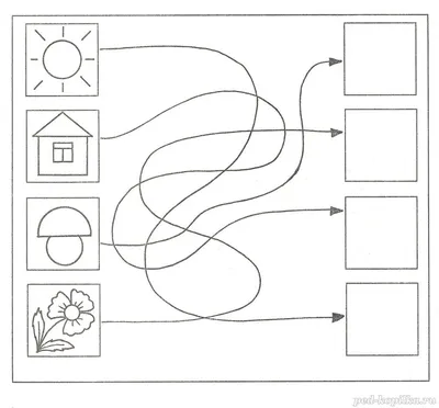 Задания в картинках для развития внимания у ребенка 4-5 лет картинки