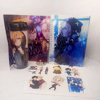 Лист наклеек Юри на льду/Yuri on Ice Купить в интернет магазине  AnimeStore4you. картинки