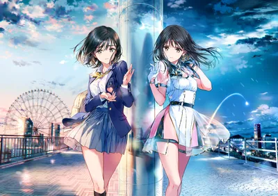 Anime girls 5, wallpapers 1920х1080 | Пикабу картинки