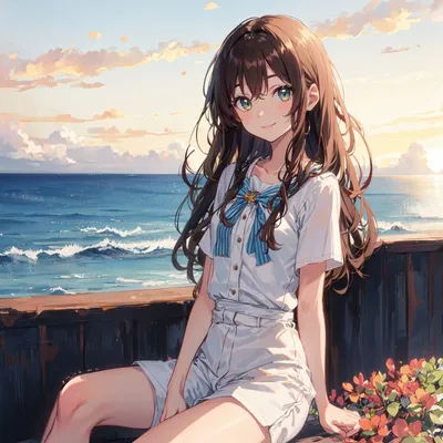 summer #animeaesthetic #picture #art #sea #weekend картинки