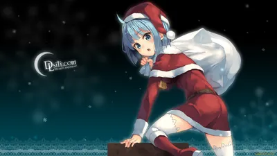 anime, anime girls, picture-in-picture, New Year, Christmas | 1920x1080  Wallpaper - wallhaven.cc картинки