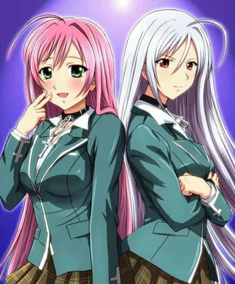 Розарио + Вампир (2008) - Rosario + Vampire - Rozario to banpaia -  ロザリオとバンパイア - постеры фильма - азиатские мультфильмы - Кино-Театр.Ру картинки