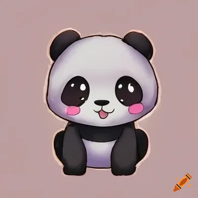 Ein Cartoon eines Panda-Bären. Vektorgrafik der: Stock-Vektorgrafik  (Lizenzfrei) 2302129351 | Shutterstock картинки