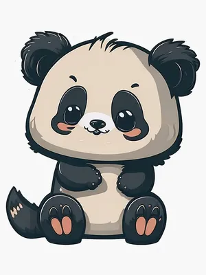 Cute anime panda with big eyes on Craiyon картинки