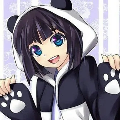 Angry, colorful, funny panda anime. illustration Stock Photo - Alamy картинки