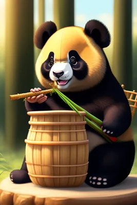 Cute anime panda on Craiyon картинки