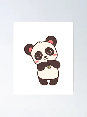 Premium Vector | Vector cute cartoon panda emoji anime kawaii template  illustration set картинки