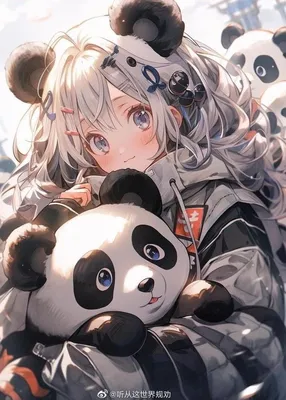 Panda Bear | Cute anime guys, Anime art beautiful, Cute anime boy картинки