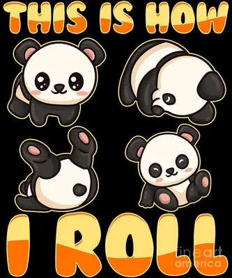 Anime Panda sleeping animal wall decor - TenStickers картинки