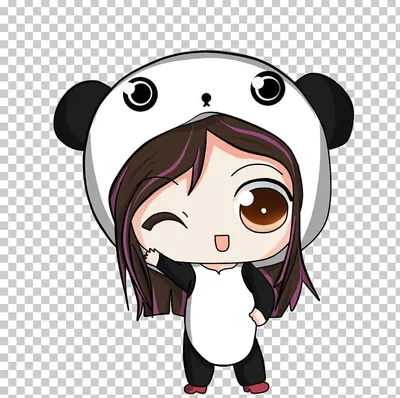 anime kawaii panda logo is absolutely adorable The panda's round face and  big eyes give it a cute and friendly look 20840930 Vector Art at Vecteezy картинки