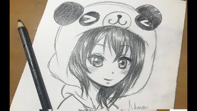 Art girl panda bear hearts love fear original anime wallpaper | 3000x2000 |  68265 | WallpaperUP картинки