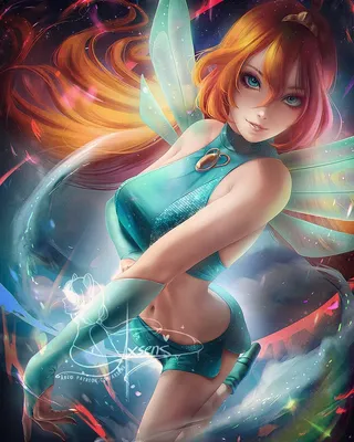 Beautiful Winx in anime style - YouLoveIt.com картинки