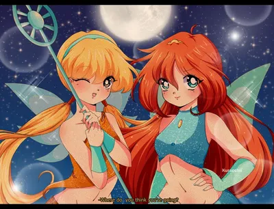 Bloom n flora anime style 😍 - Winx Club Forever Magic | Facebook картинки