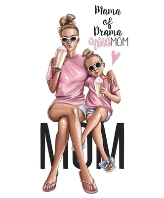 Mom life💕😇#mom #baby #supermama #mother #mommy #motherandbaby #momlife  #illustration #art #drawing #digitalart #mot… | Mother daughter art, Mom  drawing, Mom life картинки