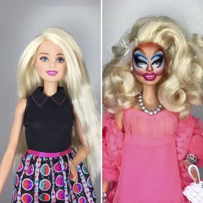 This Artist Turned Barbie Dolls Into Drag Queens From RuPaul's Drag Race |  Drag queen, Barbie, Barbie dolls картинки