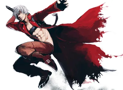 Dante - Devil May Cry - The Anime\" Sticker for Sale by Splatter-arts |  Redbubble картинки