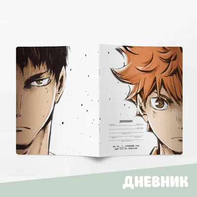 Дневник школьный с аниме / Дневник Волейбол!! (Haikyuu!! ) - купить с  доставкой по выгодным ценам в интернет-магазине OZON (585580363) картинки