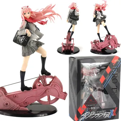 Фигурка Zero Two 02 из аниме «милый во франксе», из ПВХ | AliExpress картинки