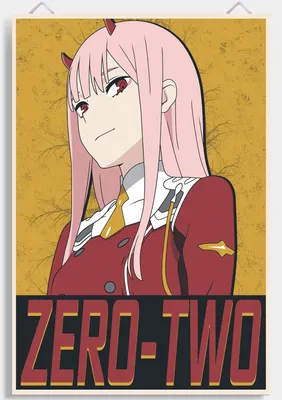 ᐉ Поп-Арт Аниме постер Let's Play 002 Ноль Два/Zero Two Darling in the  Franxx/Милый во Франксе 3 Pop-art 61х40 см картинки