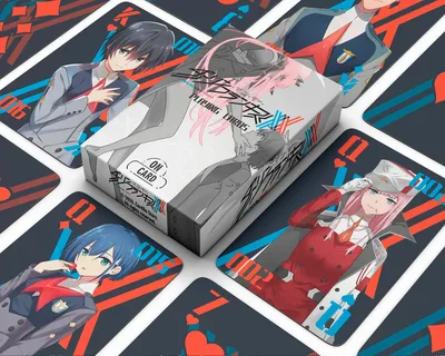 Игральные / Коллекционные карты Милый во Франксе / Darling in the Franxx -  купить с доставкой по выгодным ценам в интернет-магазине OZON (801137263) картинки