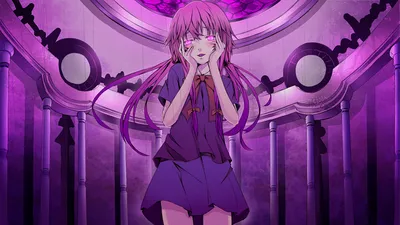 Image Future Diary Anime 1366x768 картинки