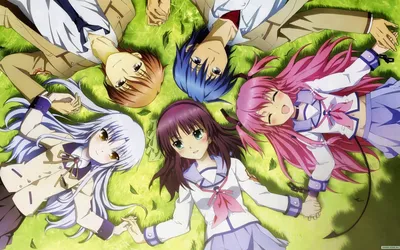 Аниме картинка Angel Beats!. . Аниме обои Ангельские ритмы! | Аниме, Обои,  Манга картинки