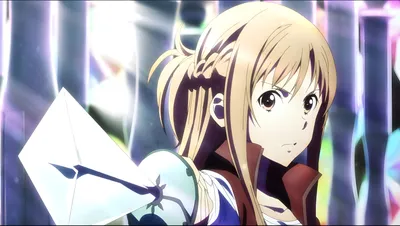 Download Anime Waifu Sword Art Online Asuna With Sword Wallpaper |  Wallpapers.com картинки