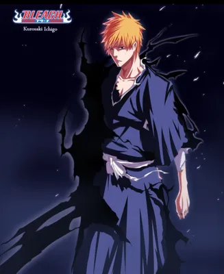 Фото Ичиго Куросаки / Ichigo Kurosaki из аниме Блич / Bleach, art by  Blazer15 картинки