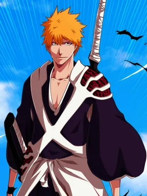 Постер (плакат) Bleach: Kurosaki Ichigo | Блич: Ичиго Куросаки – Ленбагет картинки