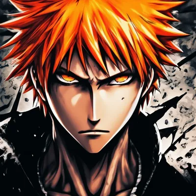 Download wallpaper fragments, guy, Bleach, Bleach, Ichigo Kurosaki, empty,  section shonen in resolution 1366x768 картинки