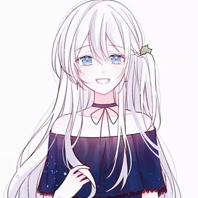 Арты девушек с белыми волосами | Anime Art{RUS} Amino картинки