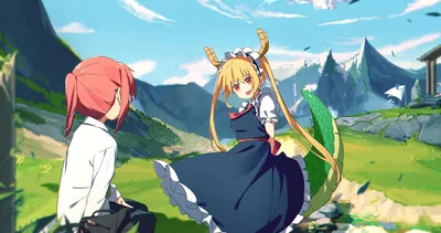 Дракон-горничная Кобаяши | Kobayashi-san Chi no Maid Dragon | Аниме Amino  Amino картинки