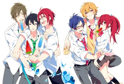 Вольный стиль! / Free! | Аниме кот | Дзен картинки