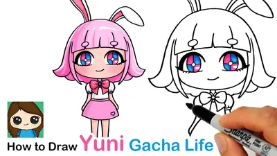 Gacha life Art | Life art, Anime girl drawings, Cute drawings картинки