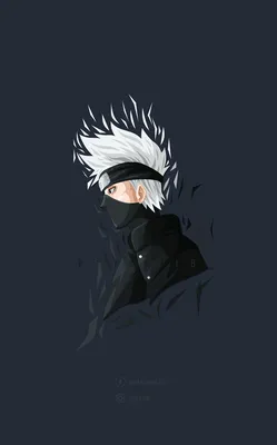 Kakashi Hatake\" from the anime series \"Naruto Shippuden\". | Behance ::  Behance картинки