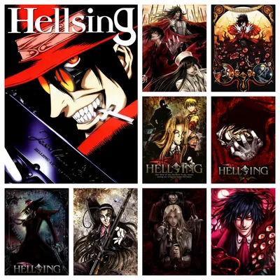 Dark Anime Hellsing Alucard Diamant Malerei Stickerei Vampire Und Rip Van  Winkle Wand Kunst Kreuz Stich Kits Geschenk Wohnkultur - AliExpress картинки