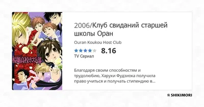 Хост-клуб Оранской школы/Ouran High School Host Club Оранская старшая школа  — необычное учебное заведение,.. | ВКонтакте картинки