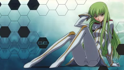 Обои Аниме Code Geass, обои для рабочего стола, фотографии аниме, code  geass, девушка, лежит, зелёные, волосы, чёрный, фон, код, гиас, взгляд Обои  для рабочего стола, скачать обои картинки заставки на рабочий стол. картинки