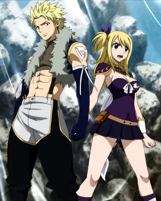 StingLu, Sting and Lucy | Аниме fairy tail, Аниме фея, Иллюстрации арт картинки