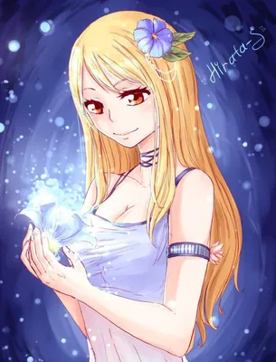 Обои на рабочий стол Lucy Heartfilia / Люси Хартфилия персонаж из аниме  Fairy Tail / Хвост Феи, обои для рабочего стола, скачать обои, обои  бесплатно картинки